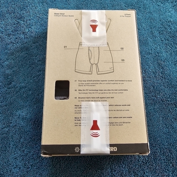 Nike Dri-Fit Ultra Stretch Micro Boxer Brief,  3 Pack, Black, Size Small - Picture 2 of 6